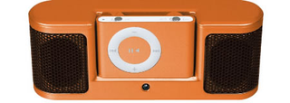 Illustration for article titled Corega iPod Dock, a Micro Boombox for shuffle